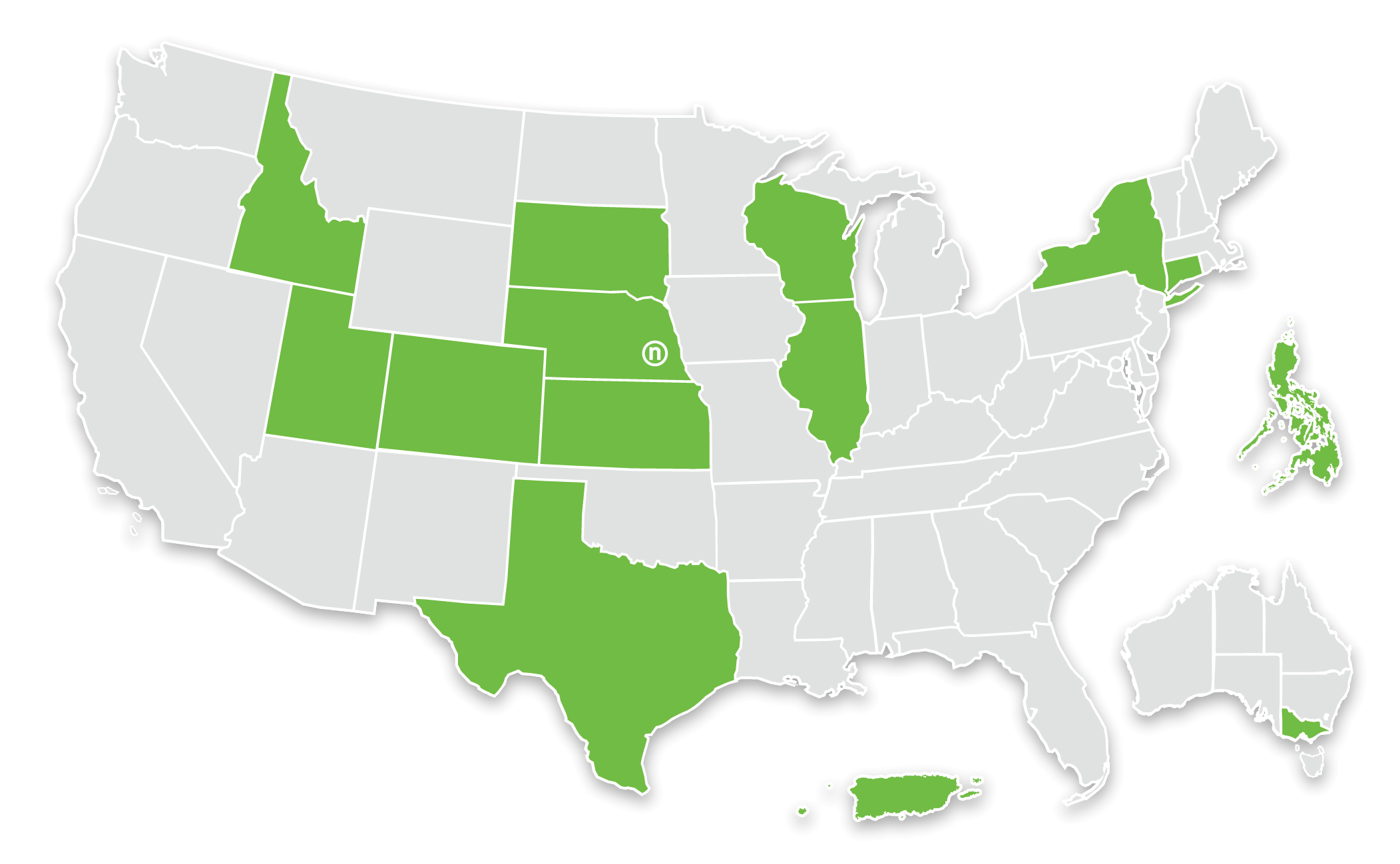 States with Nelnet Offices: ID, UT, CO, KS, SD, IL, TX, NE - Headquarters Lincoln, SD, WI, NY, RI, and Victoria, Australia